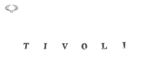 آرم نوشته TIVOLI درب صندوق عقب تیوولی